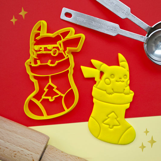 Kerst Pikachu koekvorm