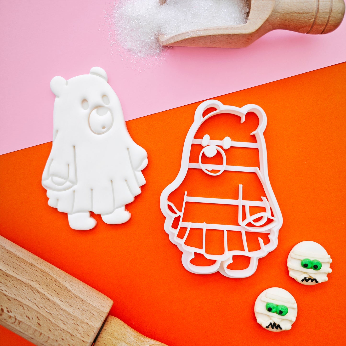 Spook beertje koekvorm