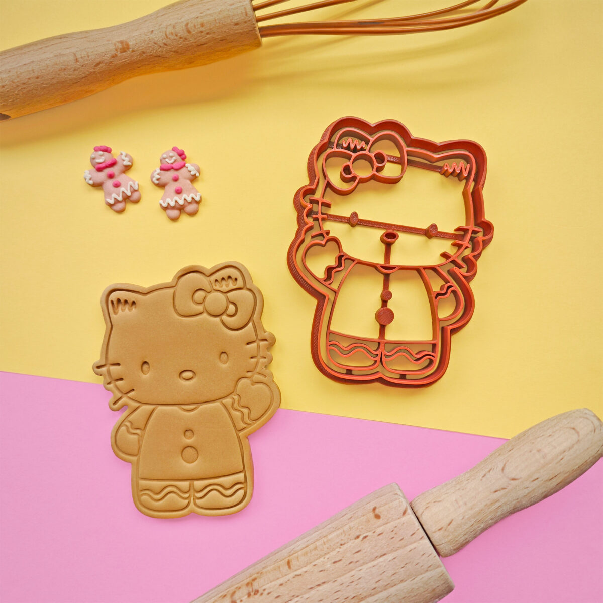 Hello kitty gingerbread koekvorm